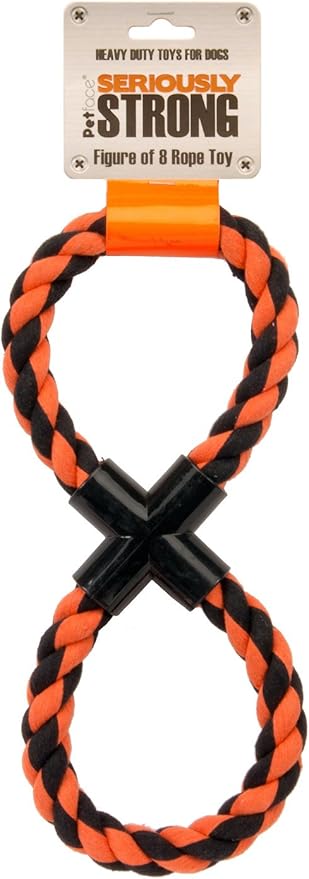 Petface (Seriously Strong by Petface) Figure of 8 Rope Dog Toy