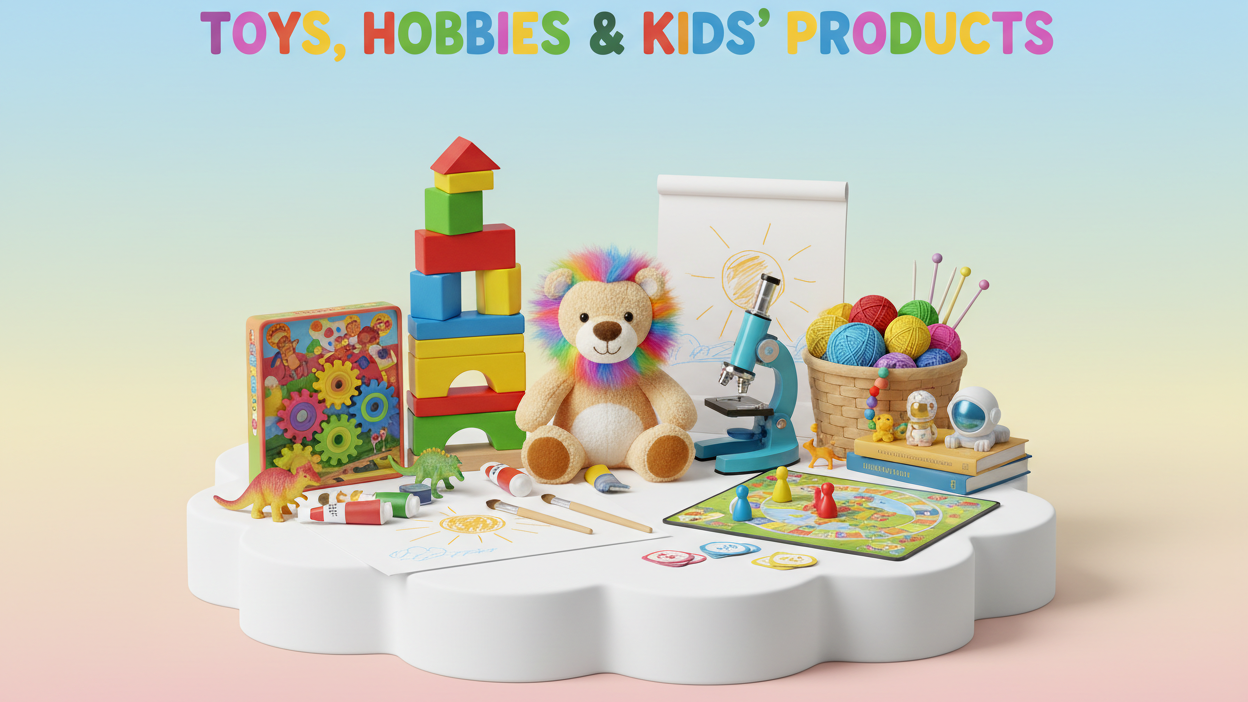please create image for Toys, Hobbies & Kids' Products?